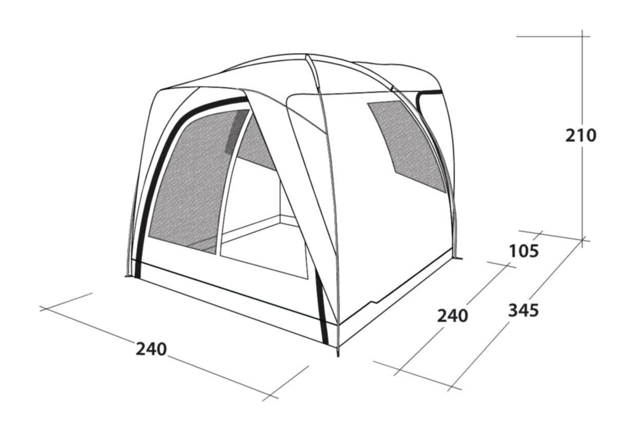 Outwell Beachcrest Drive Away Awning - Image 5