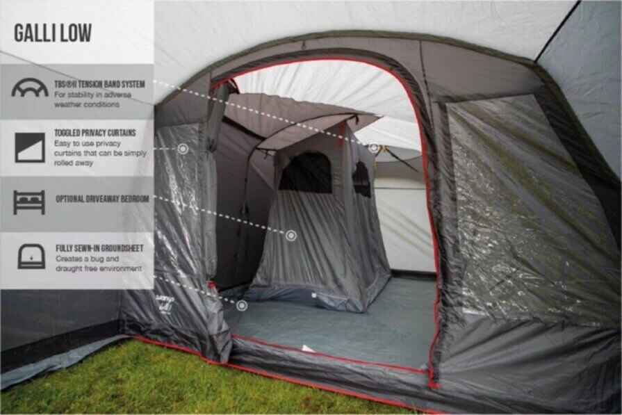 Vango Galli Low Poled Awning (2023) - Image 3