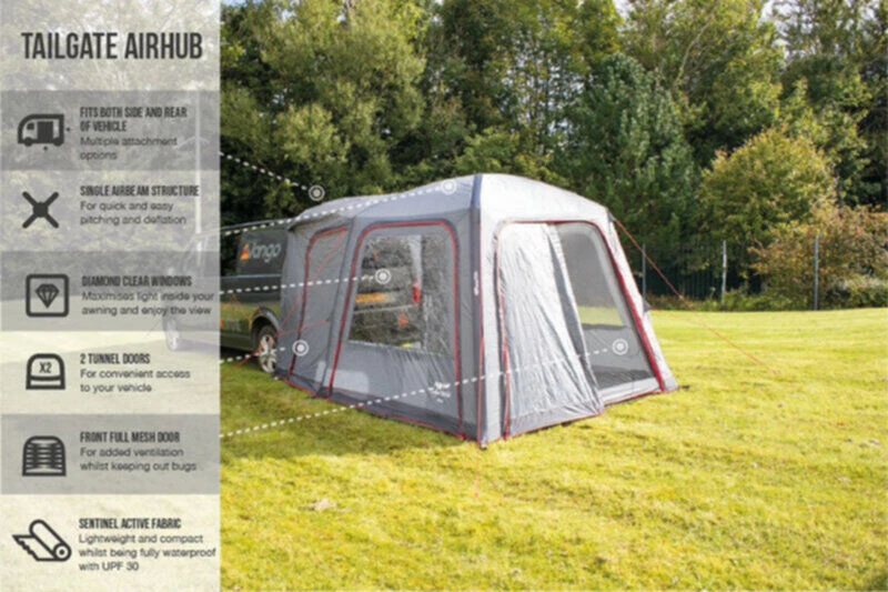 Vango Airbeam Vango Tailgate Airhub Low Awning (2022) - Image 3