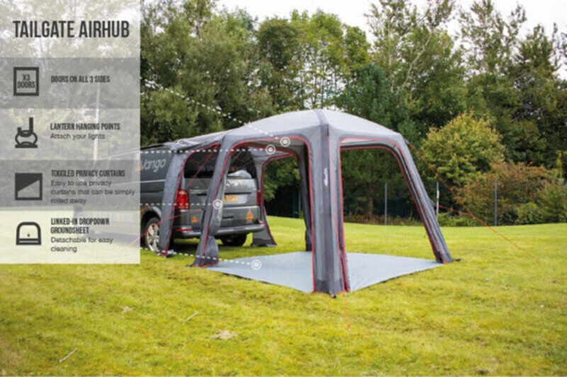Vango Airbeam Vango Tailgate Airhub Low Awning (2022) - Image 4