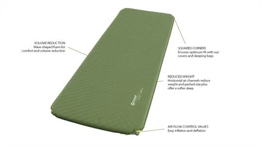 Outwell Dreamcatcher Single XL 12cm Self Inflating Mattress - Image 4