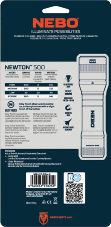 Nebo Newton 500 Waterproof Torch - Image 9