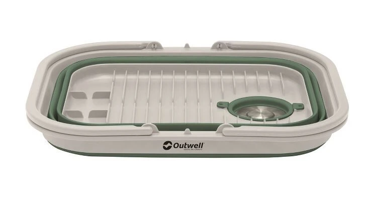 Outwell Collaps Washing Base W/handle & Lid (Shadow Green) - Image 2