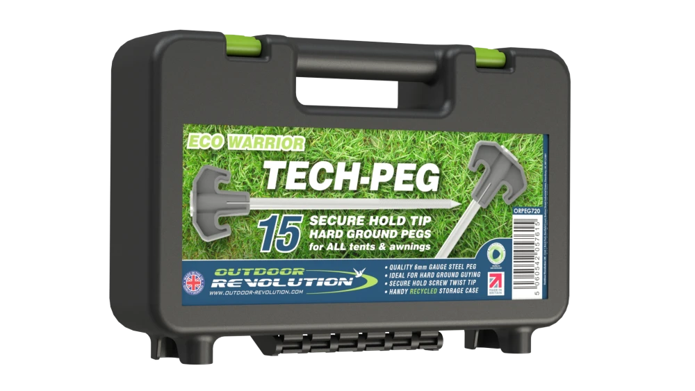 Outdoor Revolution Eco Warrier Tech Peg (Case Of 15) (ORPEG720)