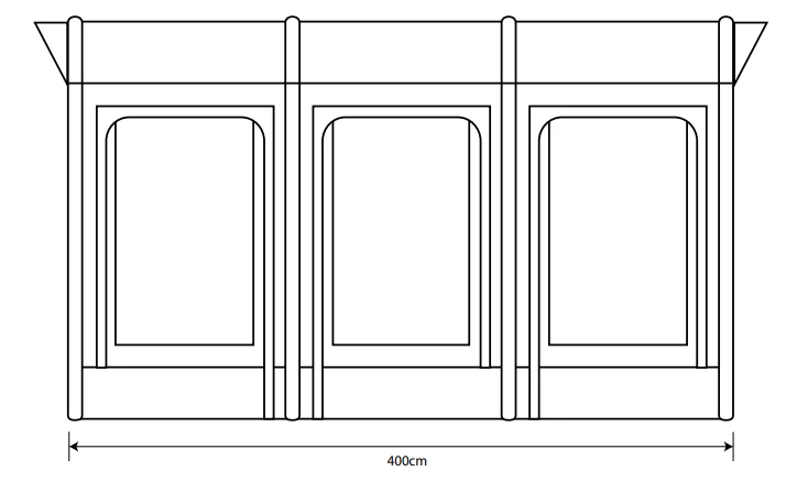 Outdoor Revolution Sportlite Air 400 Caravan Awning - Image 8